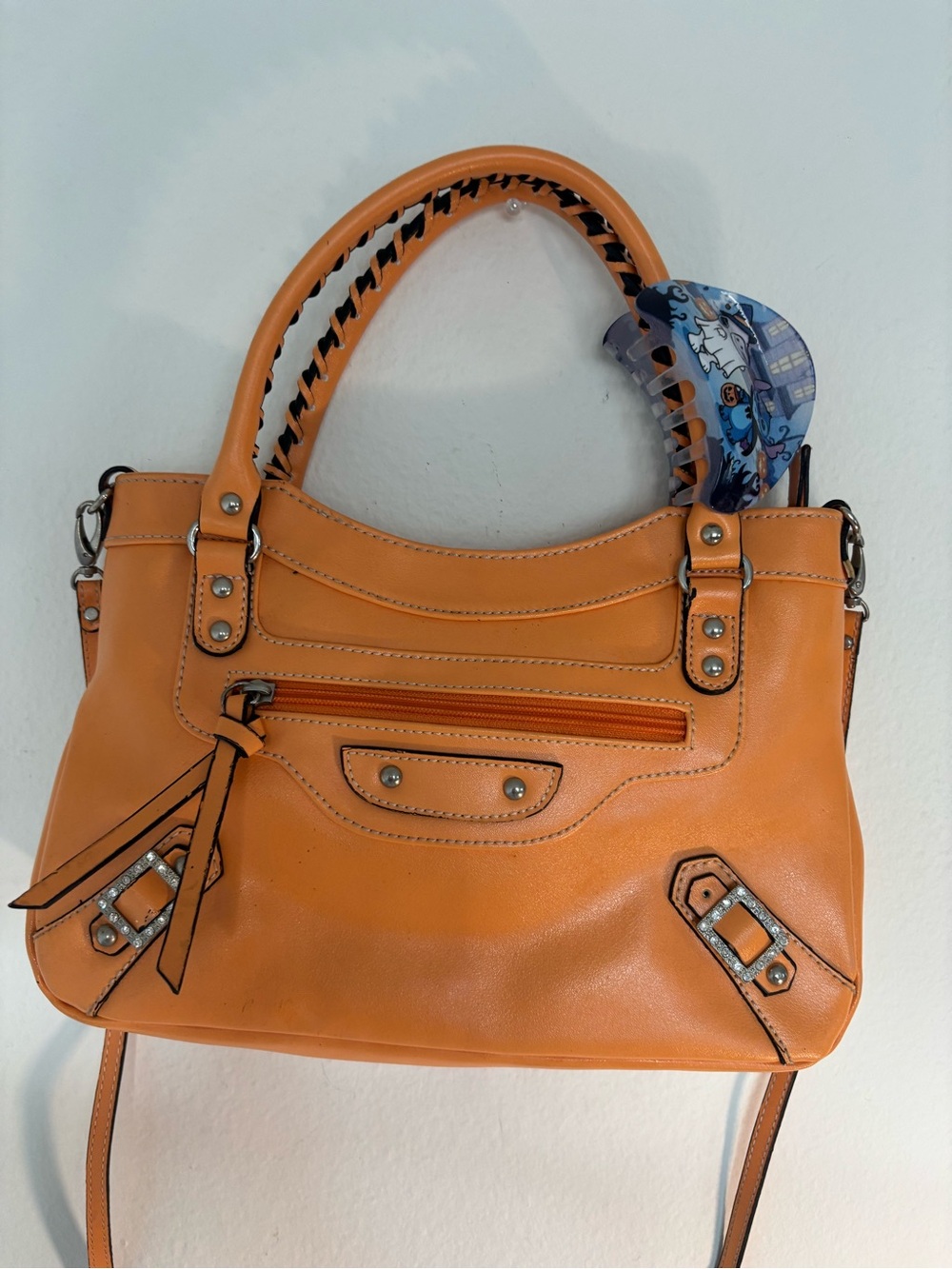 Vintage Fall Pumpkin Orange Buckle bag